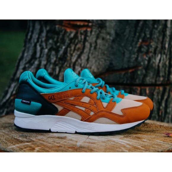 ASICS x Concepts - Gel Lyte 5 Mix & Match -Teal/Chestnut - Women's 7 / Men's 5.5 - Picture 1 of 11